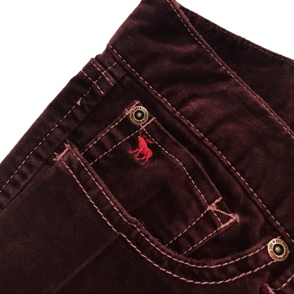 A&F Velvet Stretch Flare Leg Jeans - Picture 7 of 9